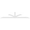 Ekena Millwork Richland Architectural Grade PVC Gable Bracket, 108"W x 22 1/2"H x 2"D x 4"F, 5/12 Pitch GBP108X23X0204RIC00 - alternate 2